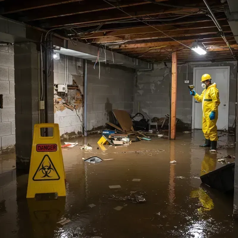 Flooded Basement Electrical Hazard in University Park, FL Property